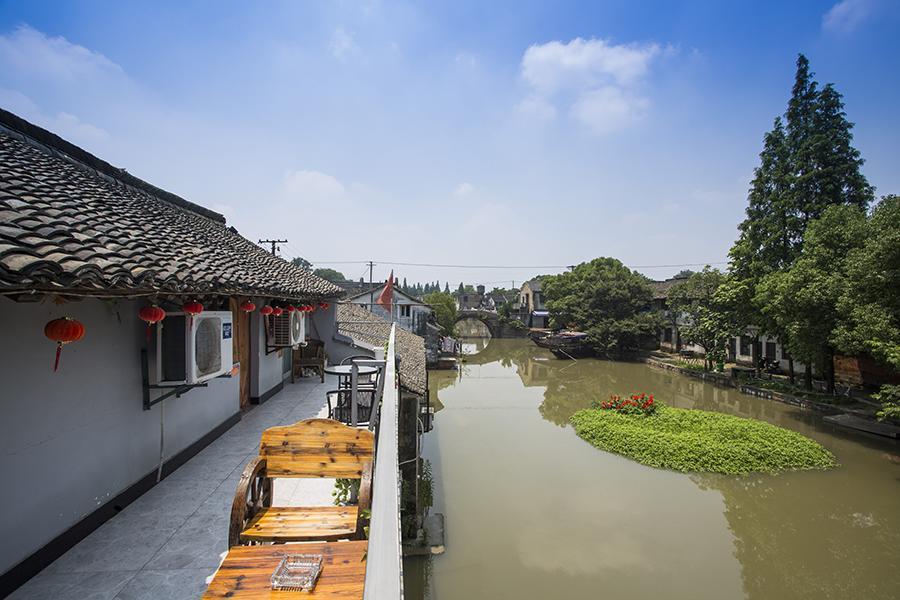Wuzhen Helan Bridge Inn Tongxiang エクステリア 写真